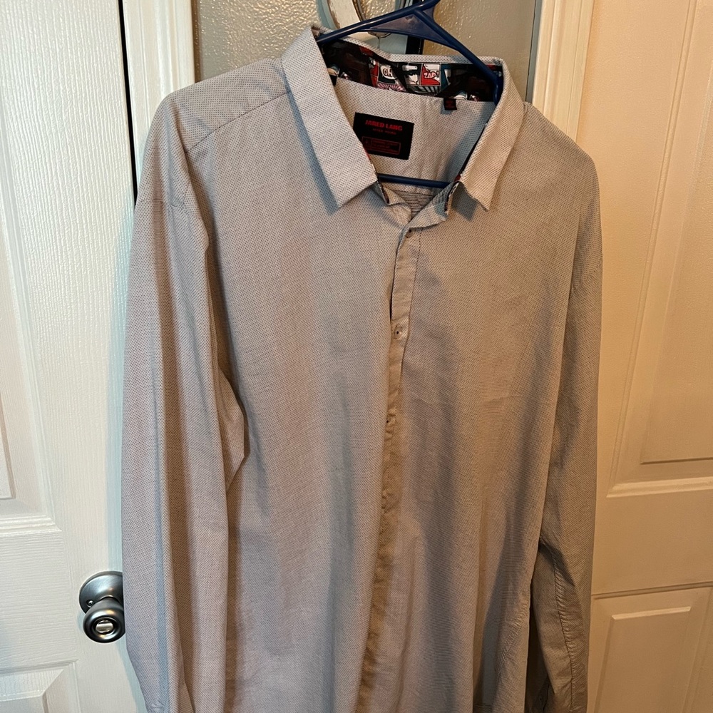 Jared Lang Button Up LS Shirt. XXL. Fits closer to an XL